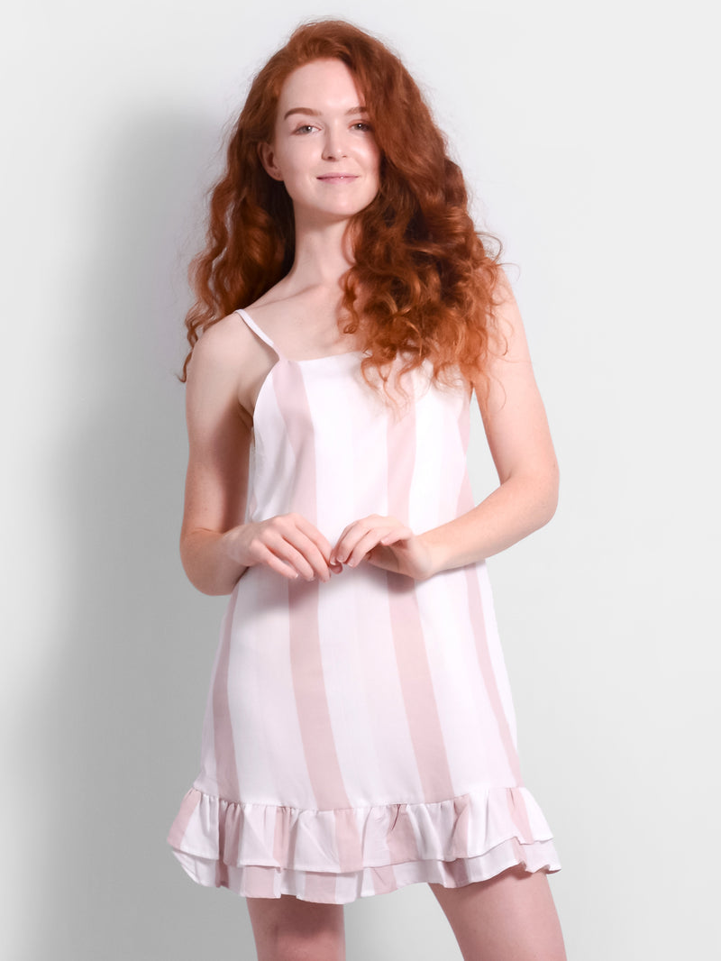 Tyla Pink Stripe Dress