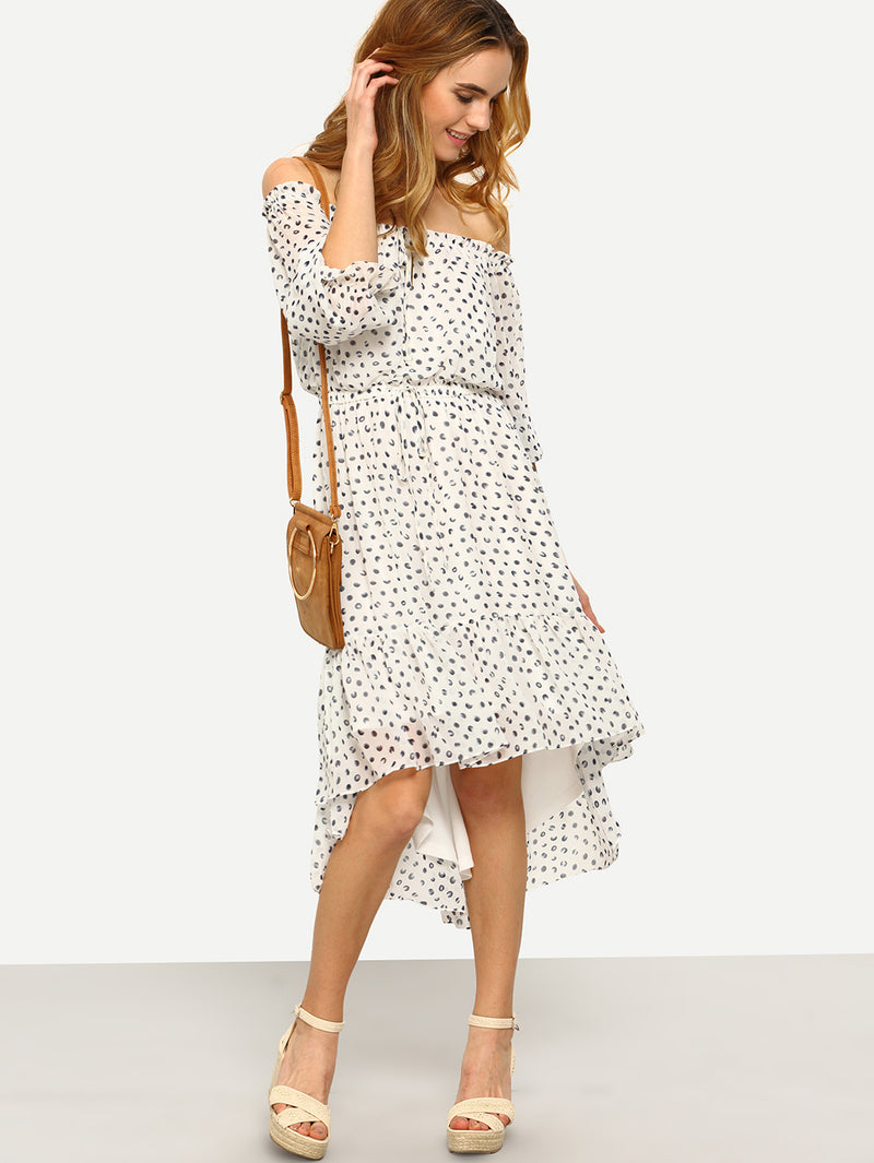 Loretta Dotted Dress