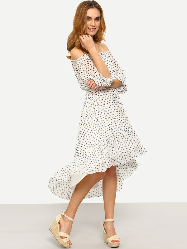 Loretta Dotted Dress
