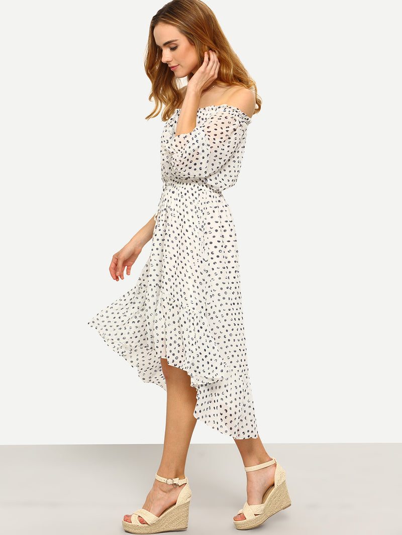 Loretta Dotted Dress