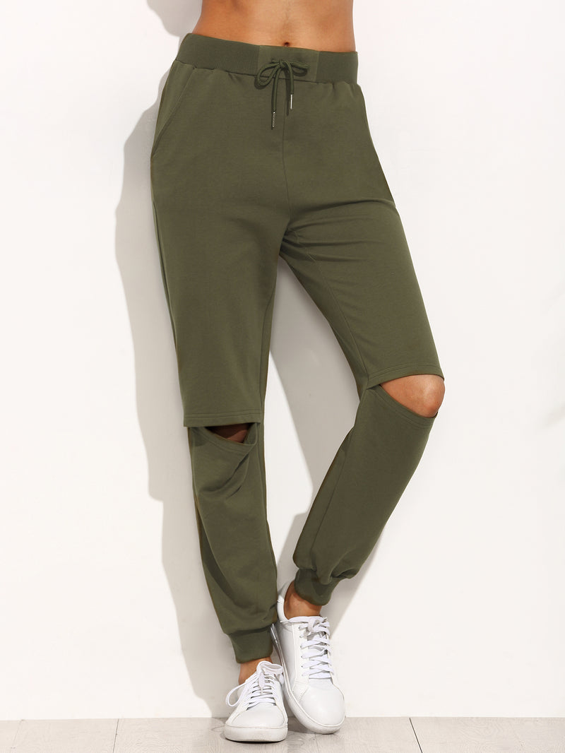 Knee Slit Trackpant