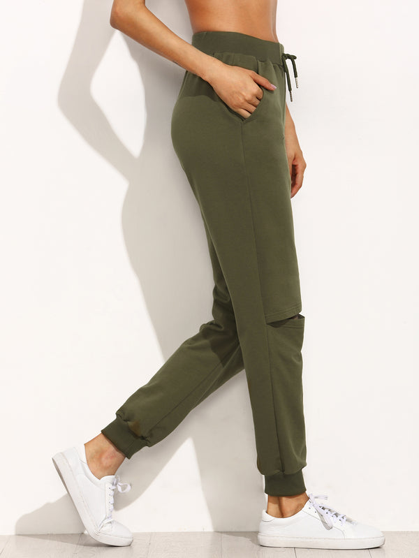 Knee Slit Trackpant