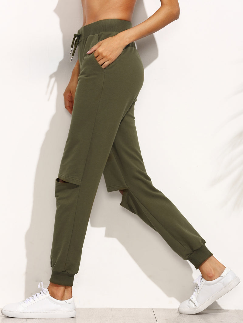 Knee Slit Trackpant