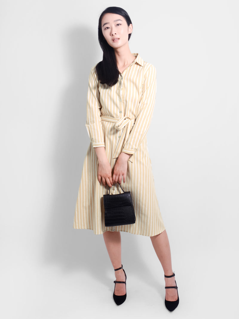 Calypso Stripe Shirt Dress