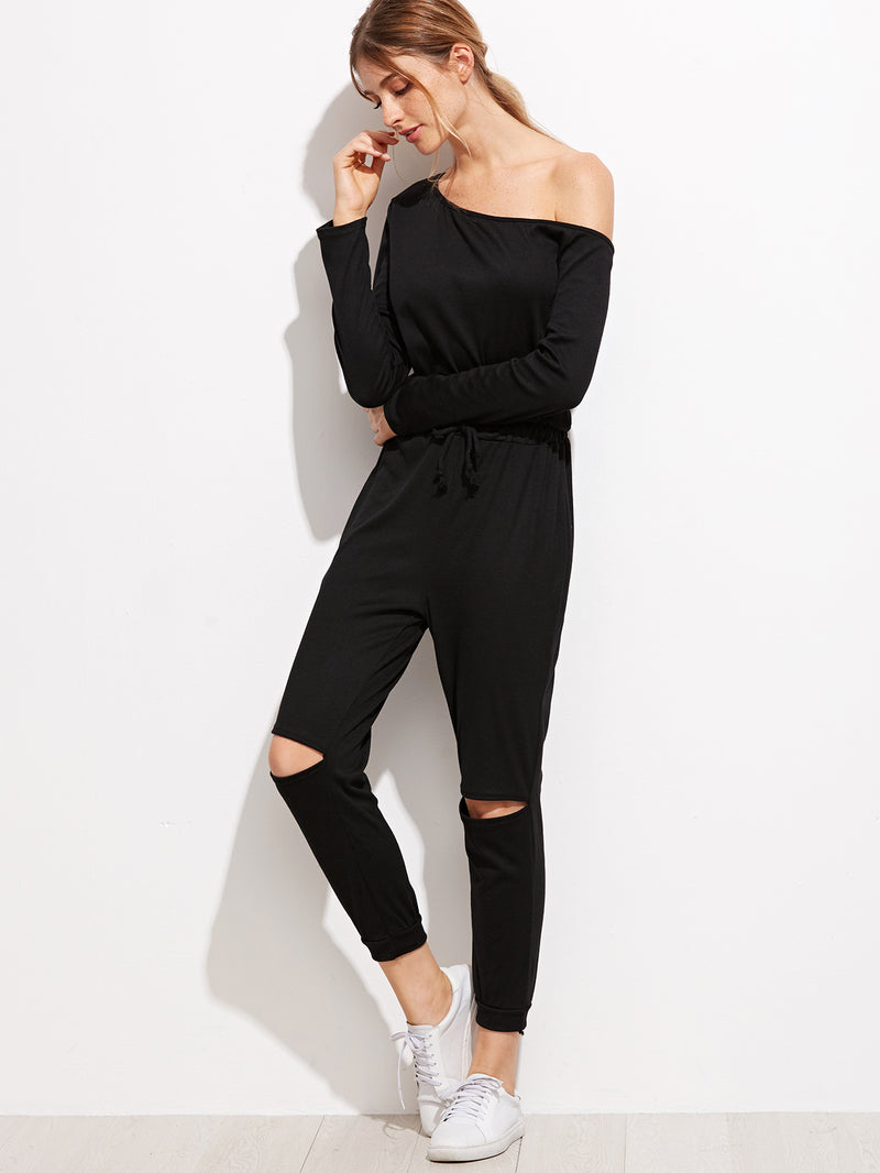 Myres One Shoulder Jumpsuit