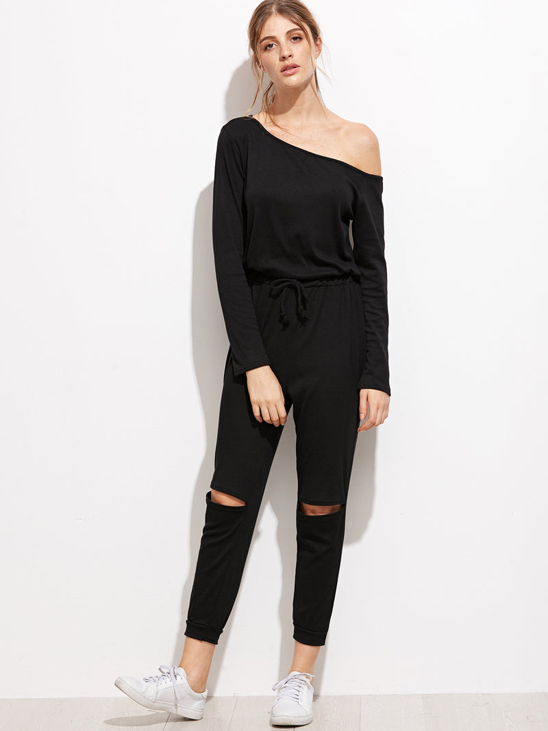 Myres One Shoulder Jumpsuit