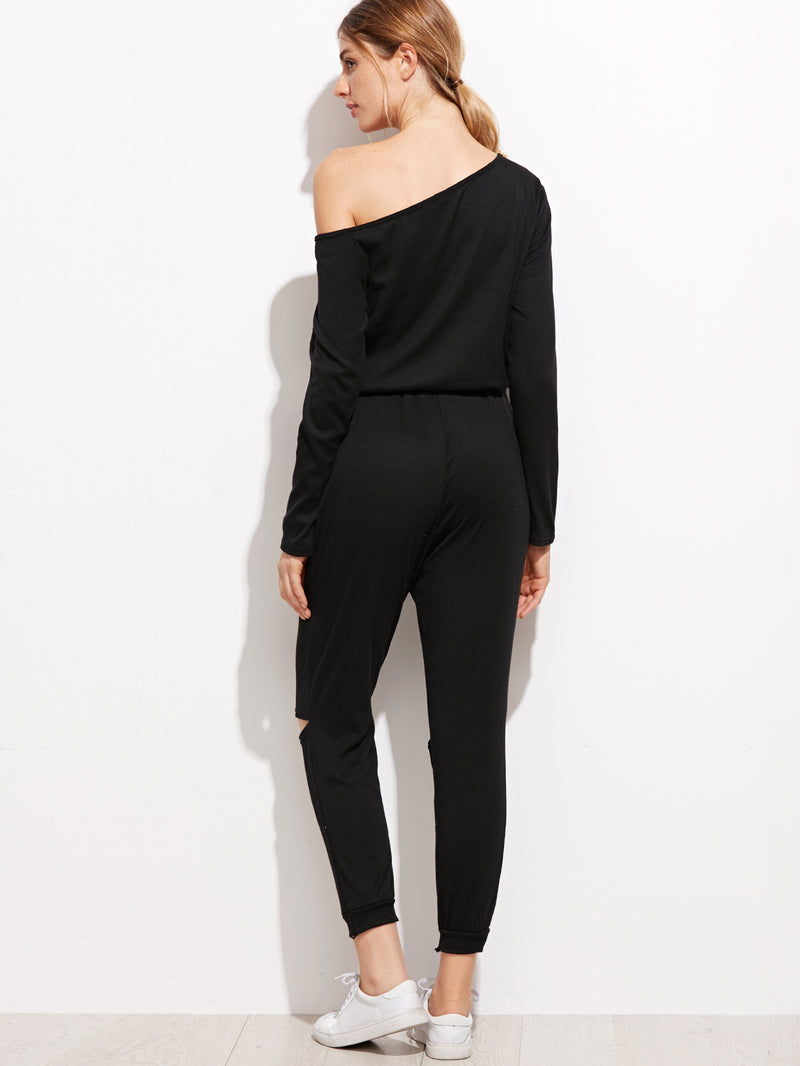 Myres One Shoulder Jumpsuit