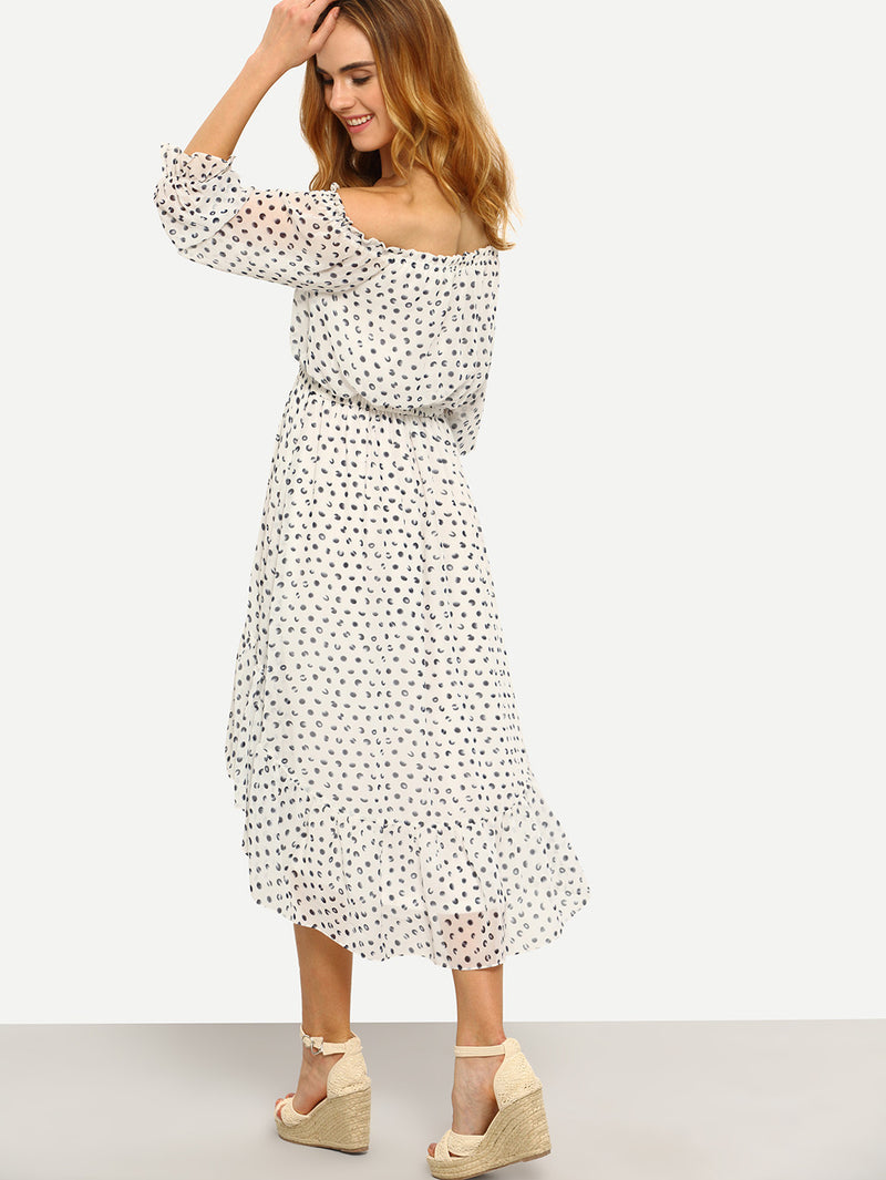 Loretta Dotted Dress