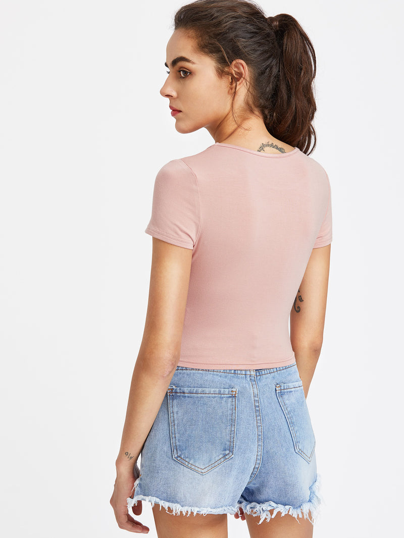 Rollo Basic Crop Tee