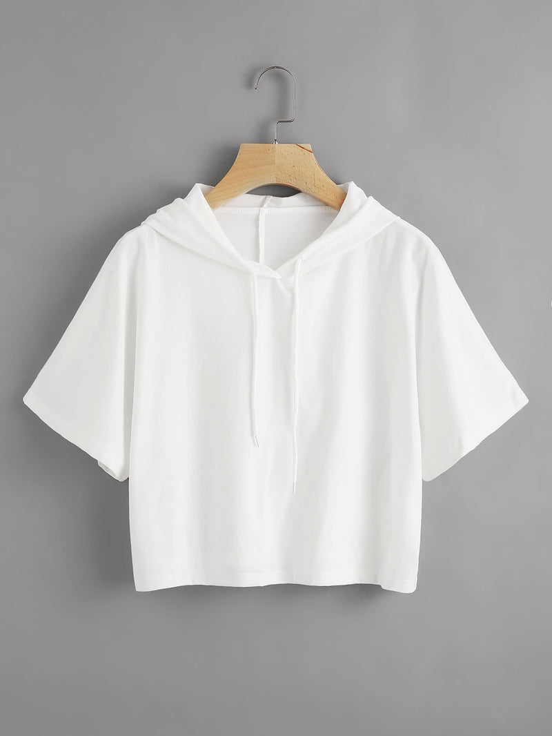 Zara Sports Crop Hoodie