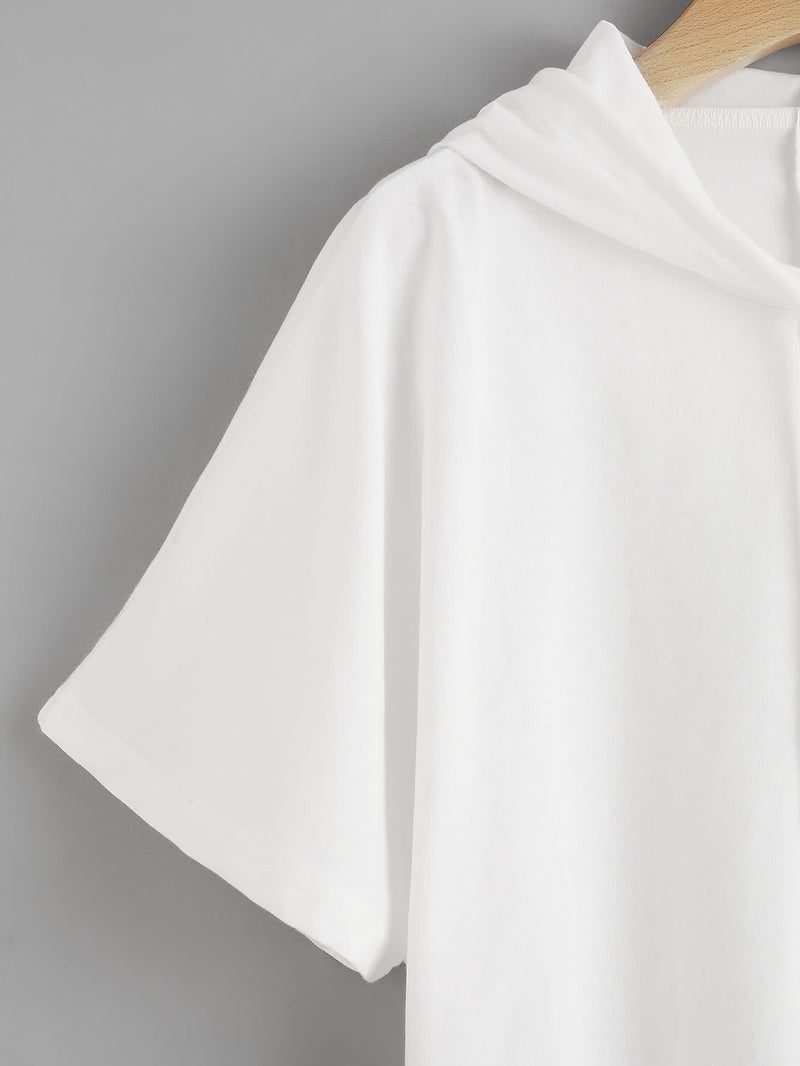 Zara Sports Crop Hoodie