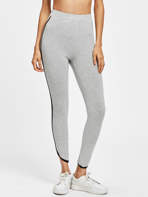 Kayla Dipped Contrast Leggings