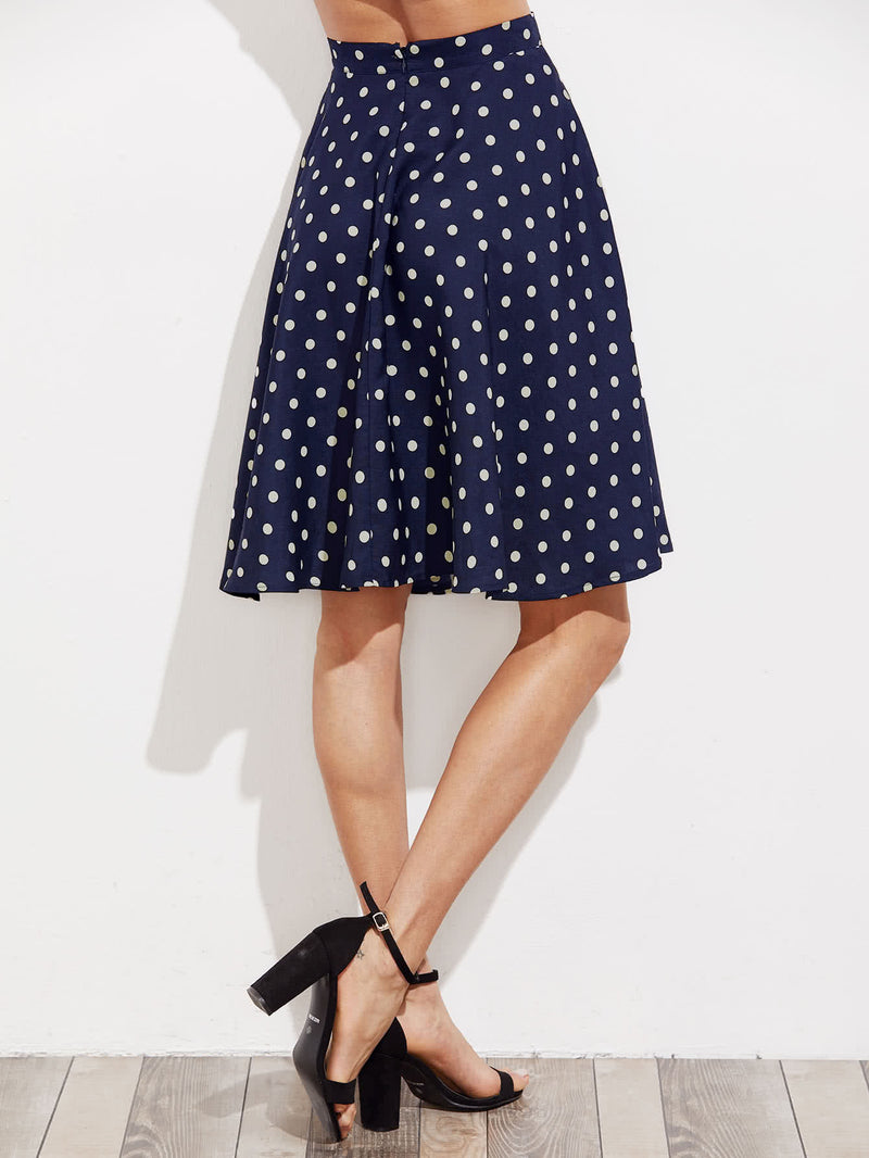 Polka Circle Skirt