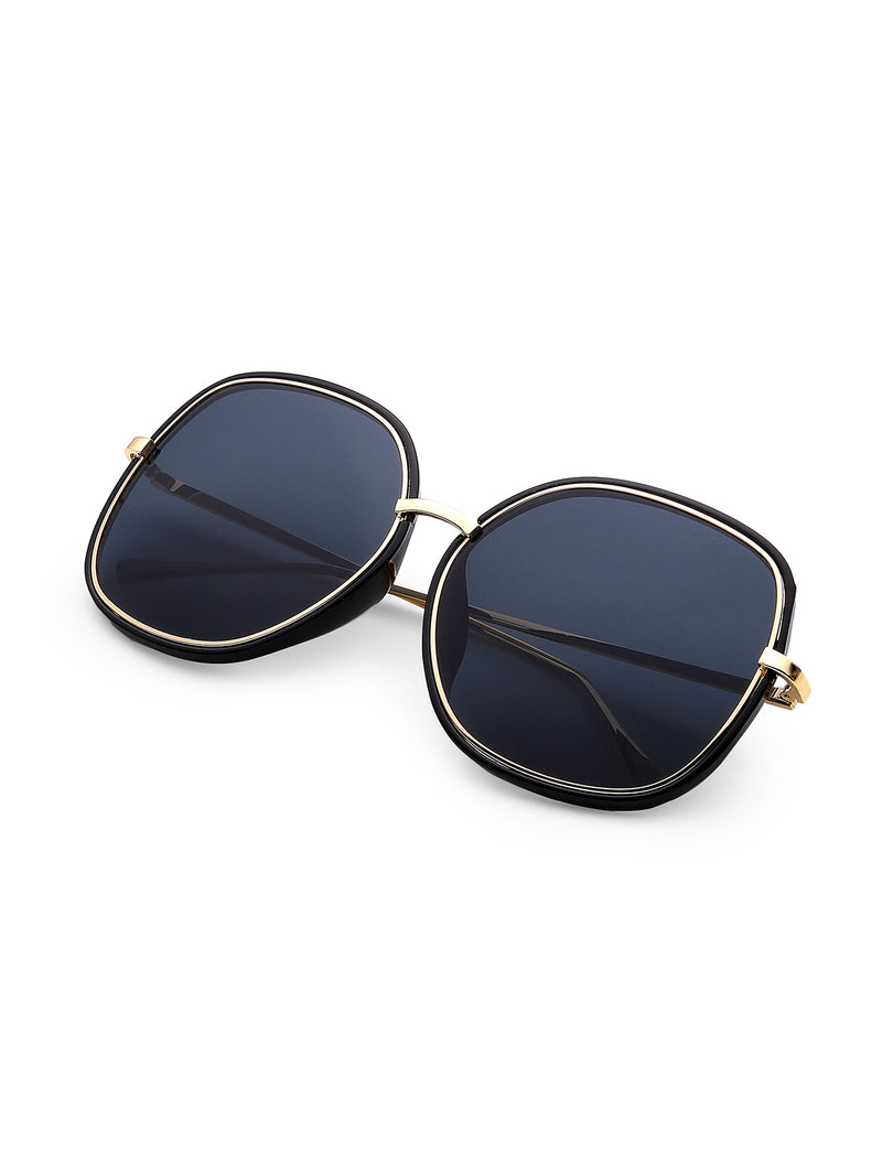 Gold Ring Round Sunglasses