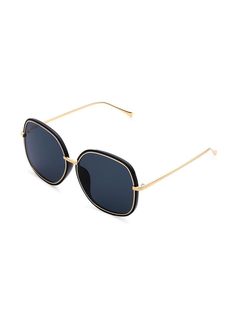 Gold Ring Round Sunglasses