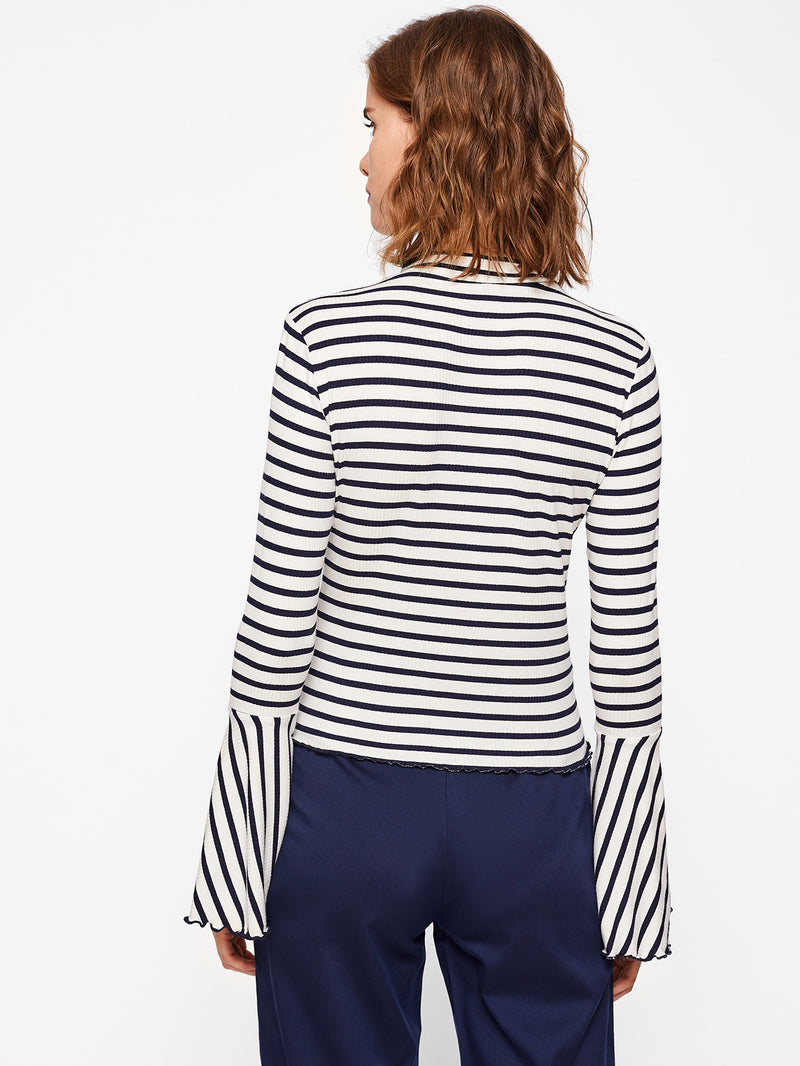 West Bell Flare High Neck Top