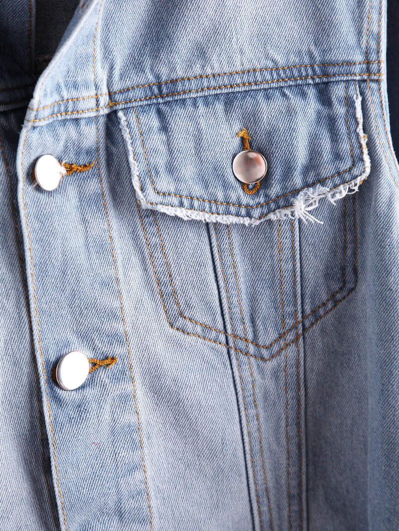 Laneway Denim Lace Up Jacket