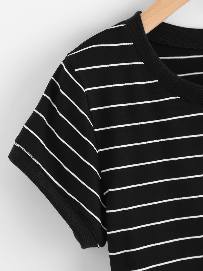 Frolic Stripe Crop Top