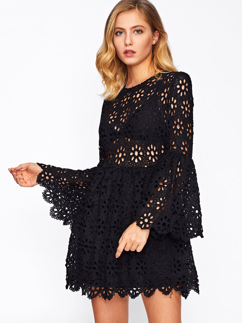 Lorelei Lace Flare Dress