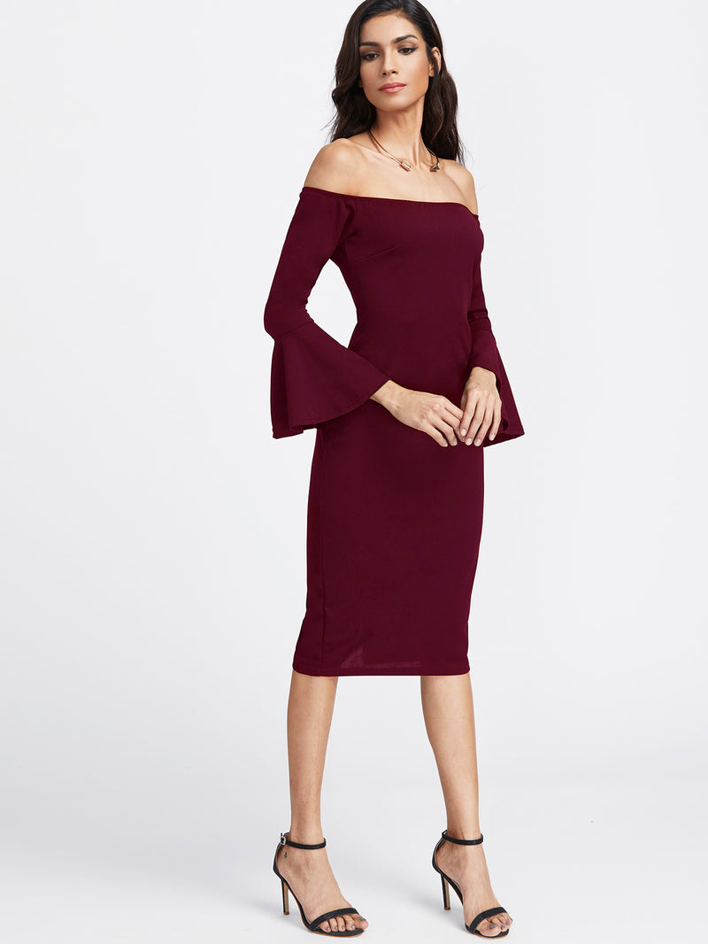 Bell Sleeve Dress