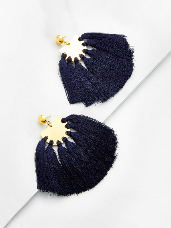 Tassel Fan Earrings