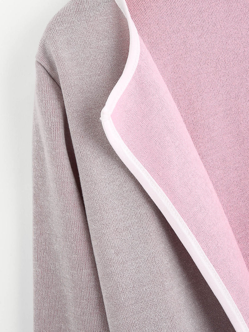 Grey Harmony Dual Knit Coat