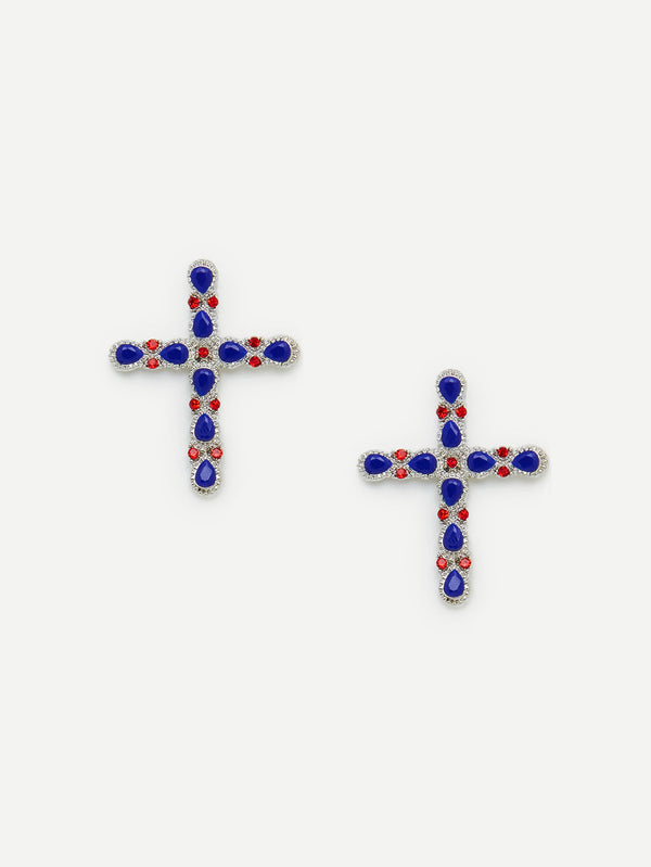 Lyric Cross Earrings