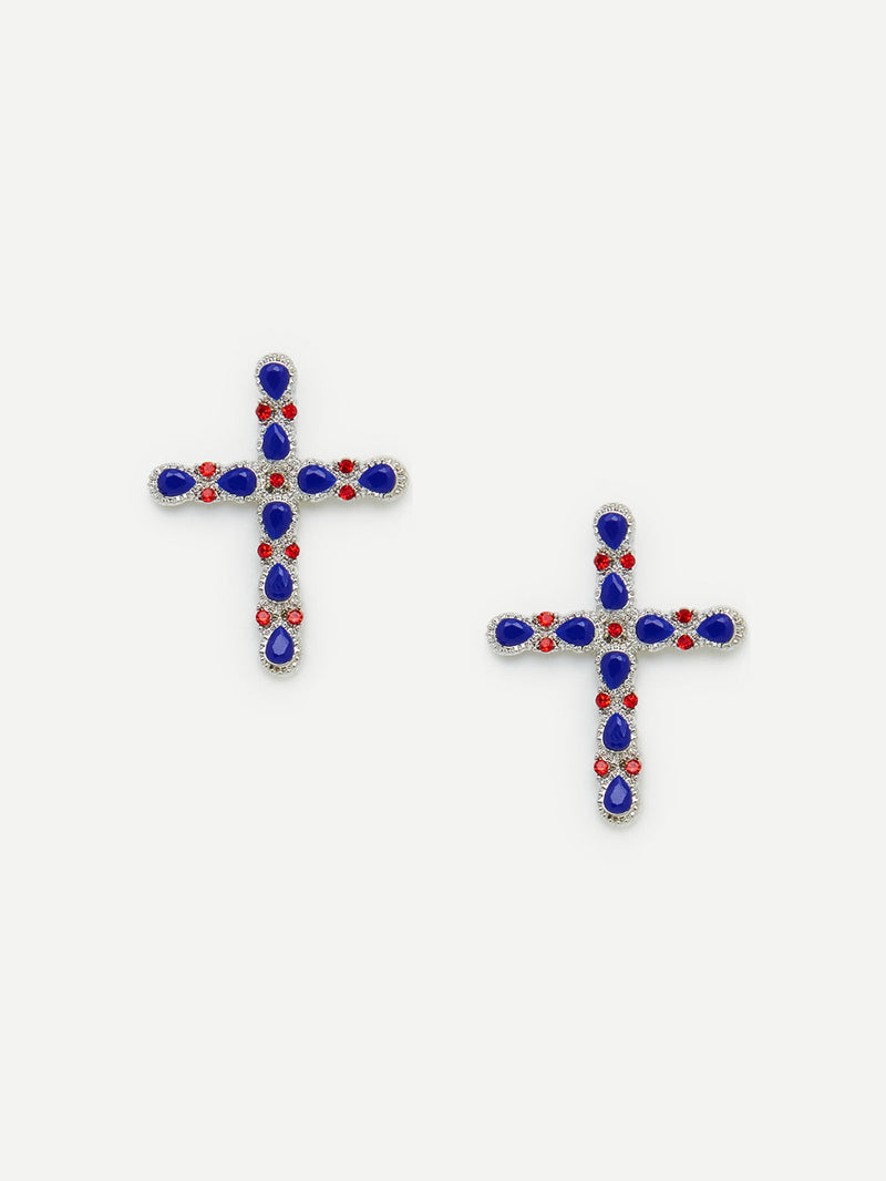 Lyric Cross Earrings
