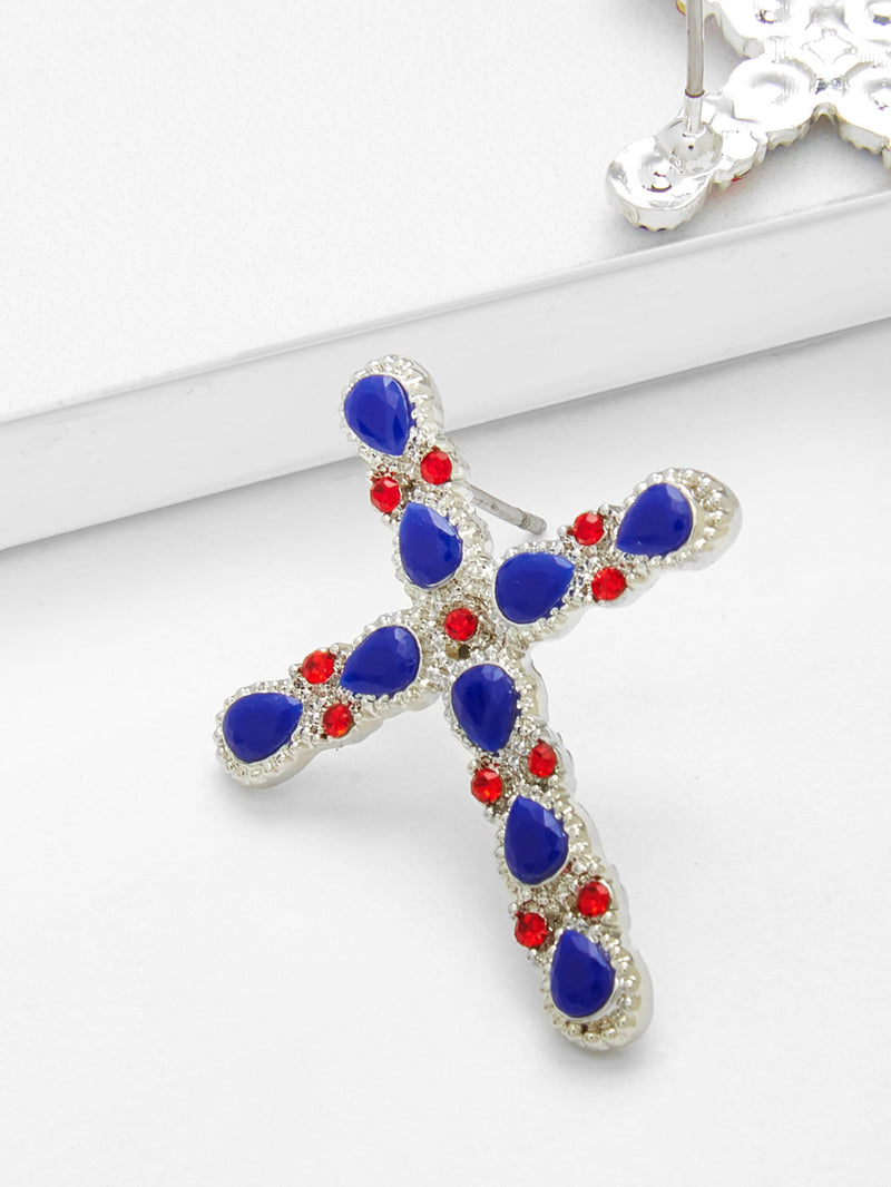 Lyric Cross Earrings