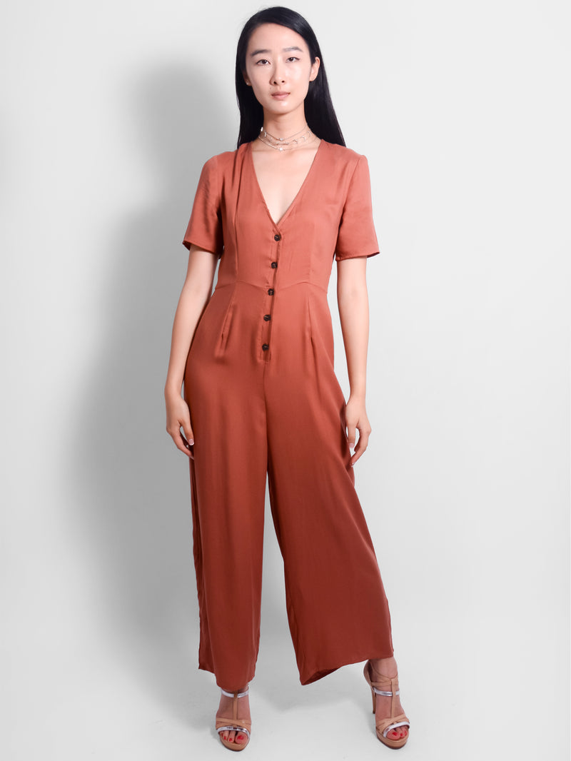 Harriet Red Jumpsuit