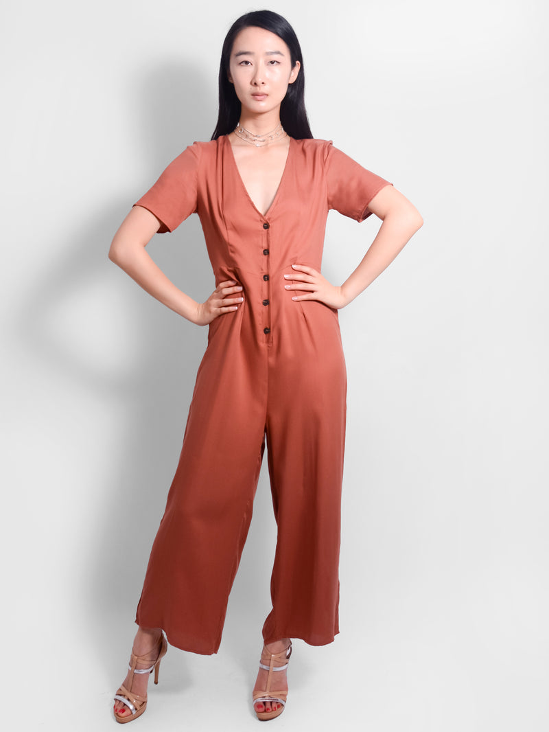 Harriet Red Jumpsuit