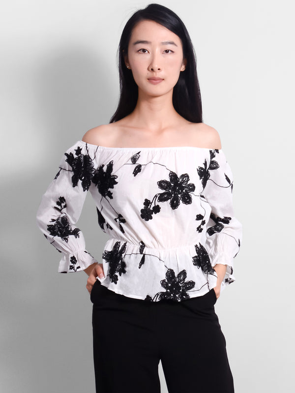Lainey Floral Off Shoulder Top