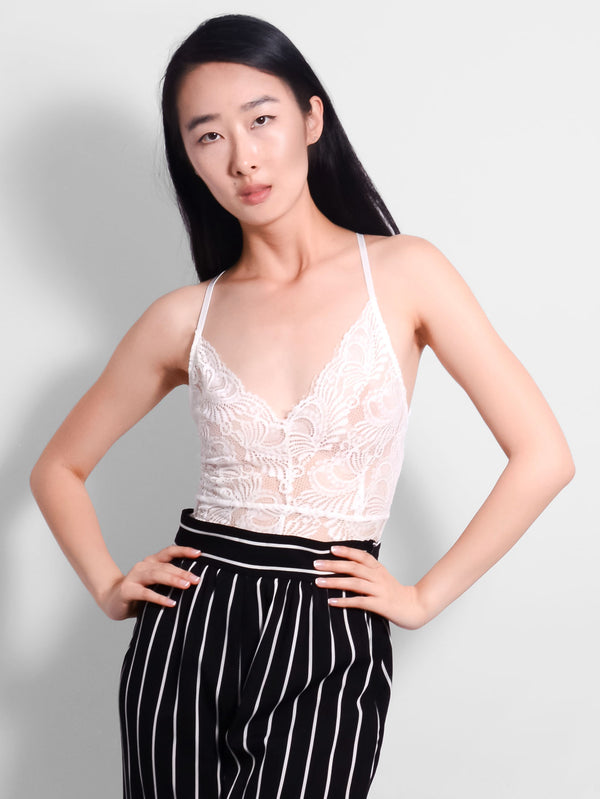 Sheer Lace Bodysuit