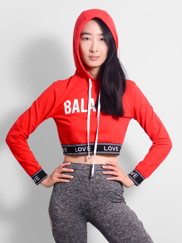 Balance Crop Hoodie