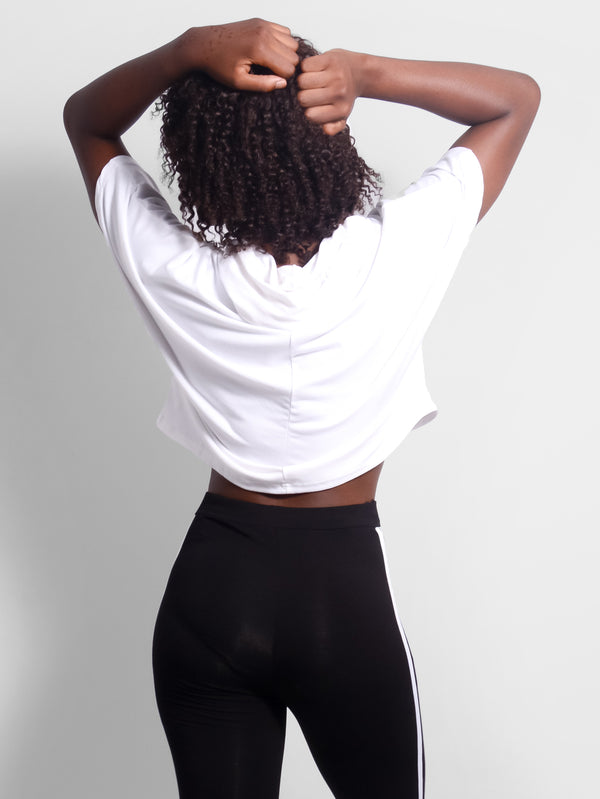 Zara Sports Crop Hoodie