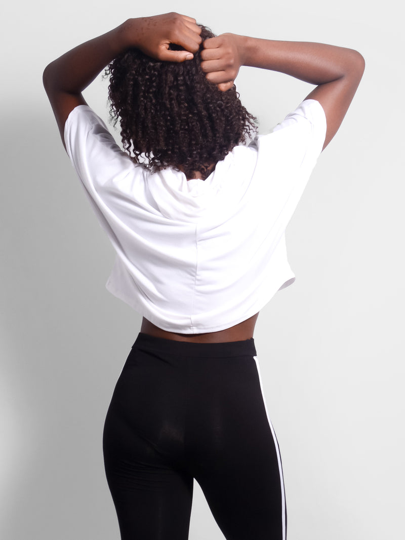 Zara Sports Crop Hoodie