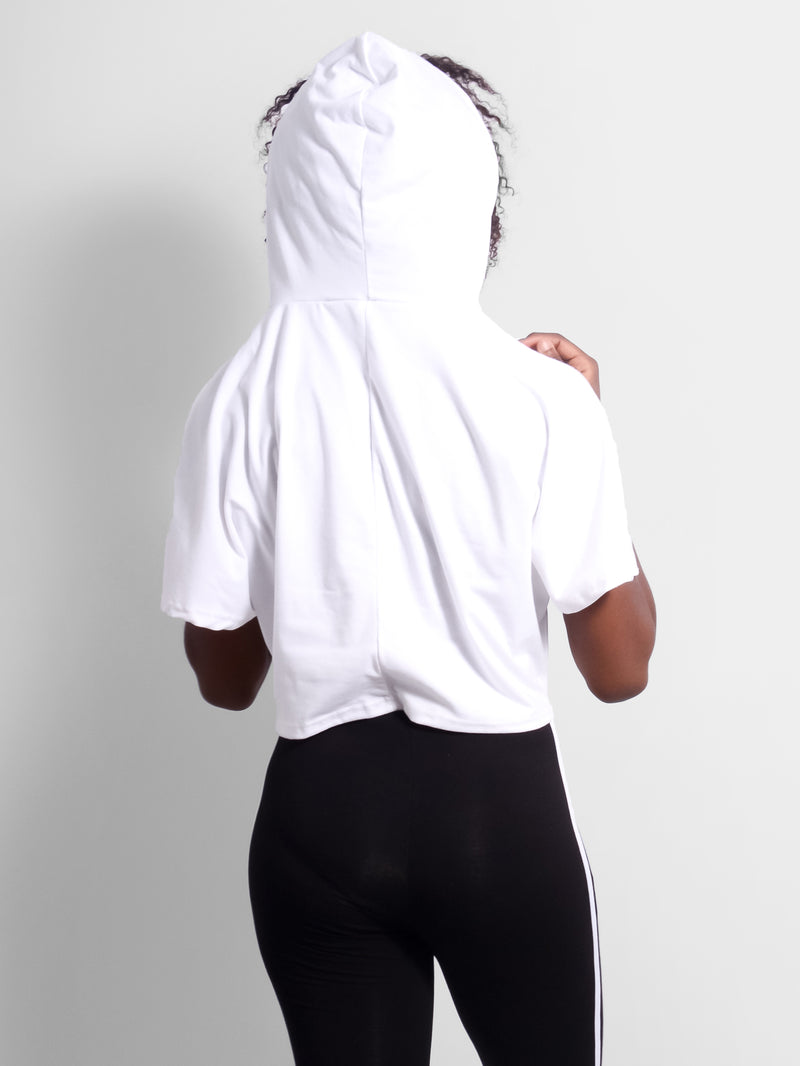 Zara Sports Crop Hoodie