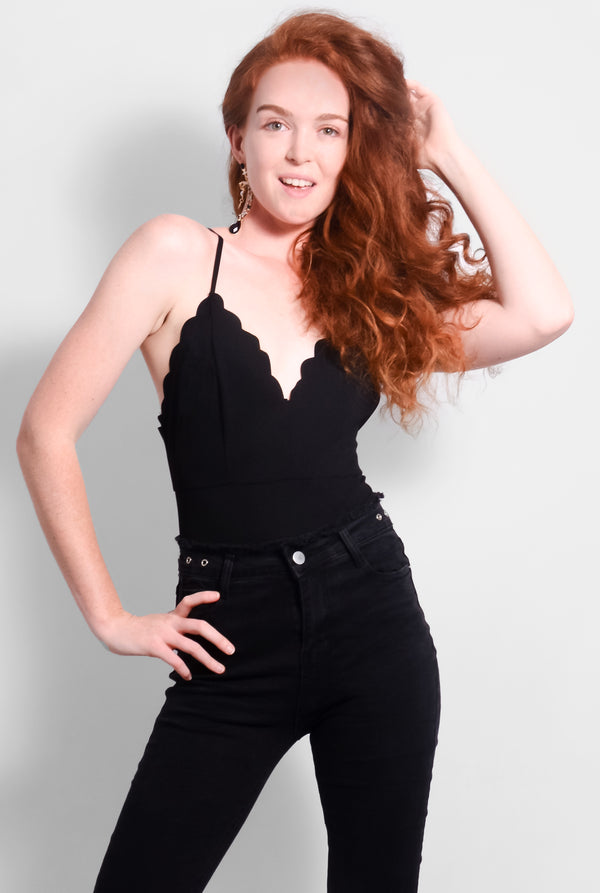 Svelte Crescent Edge Bodysuit