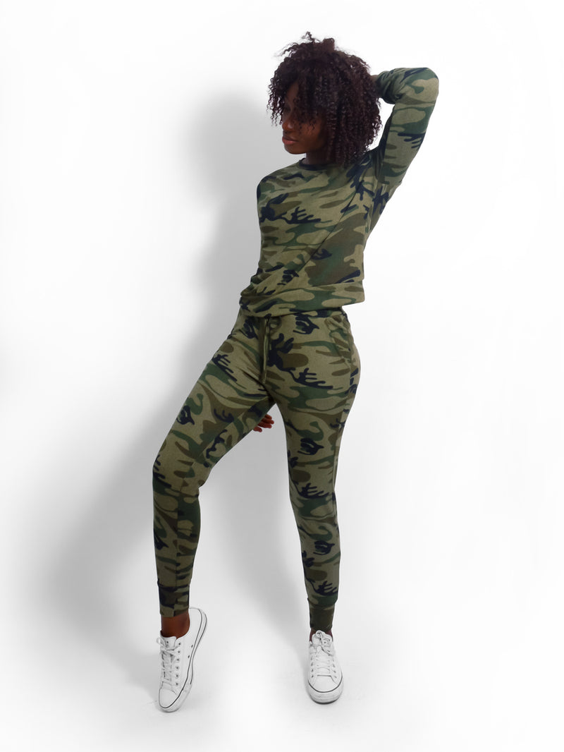 Camo Knitted Lounge Set