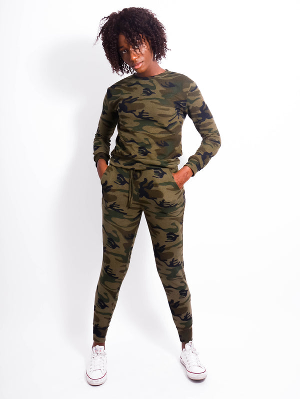 Camo Knitted Lounge Set