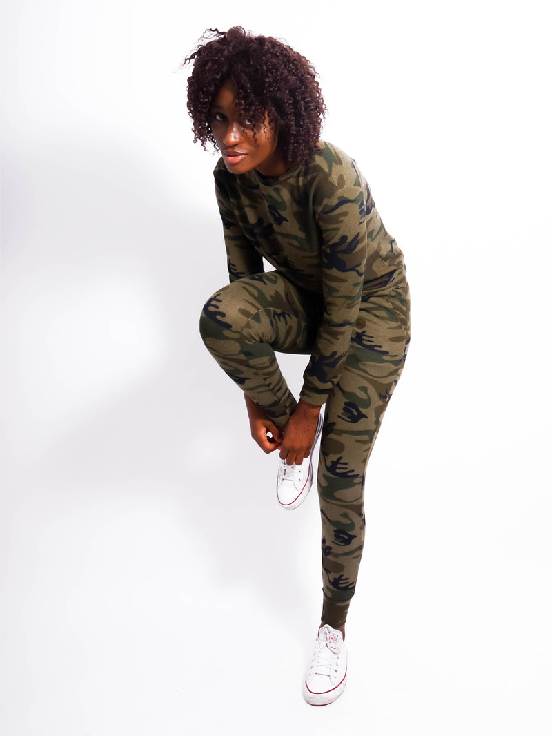 Camo Knitted Lounge Set