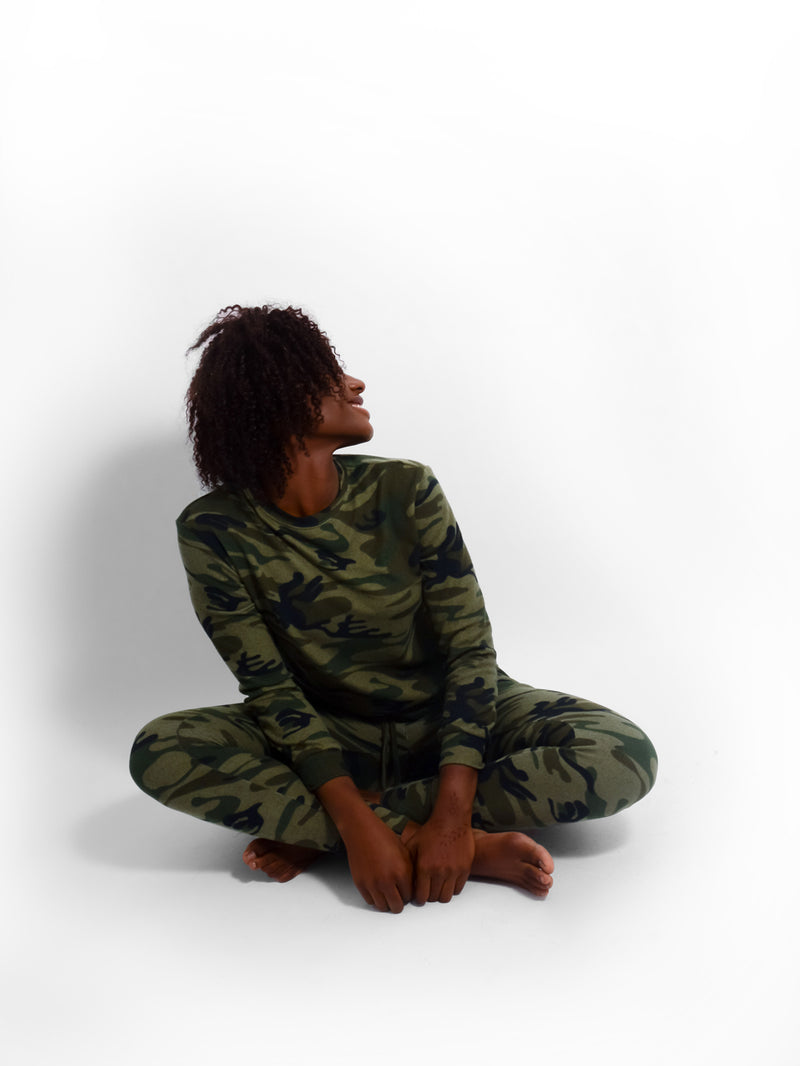 Camo Knitted Lounge Set