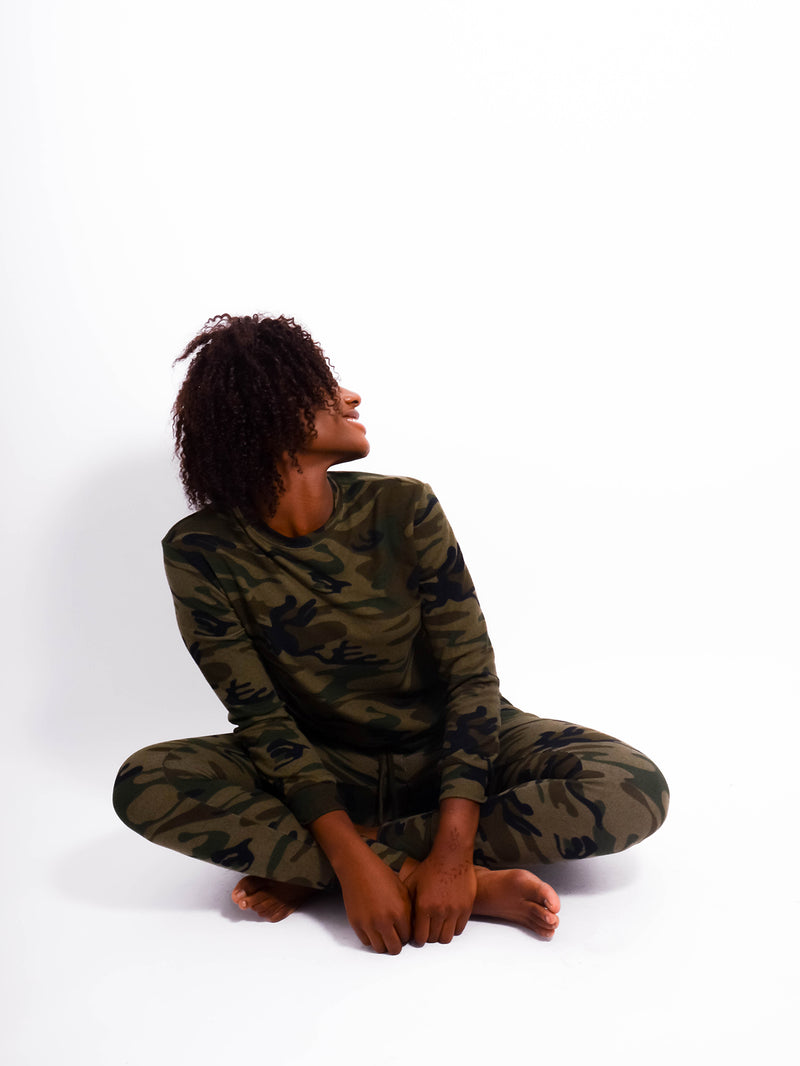 Camo Knitted Lounge Set