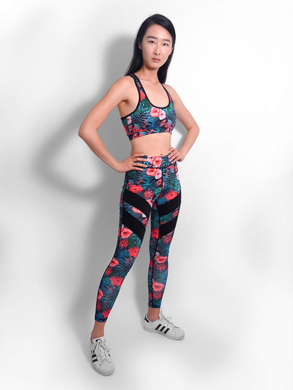 Efflorescent Floral Gym Set