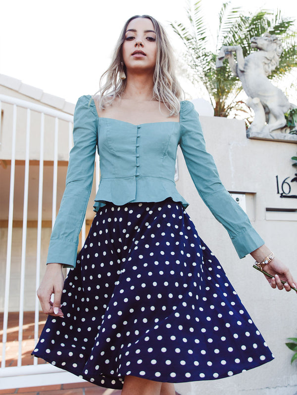 Polka Circle Skirt